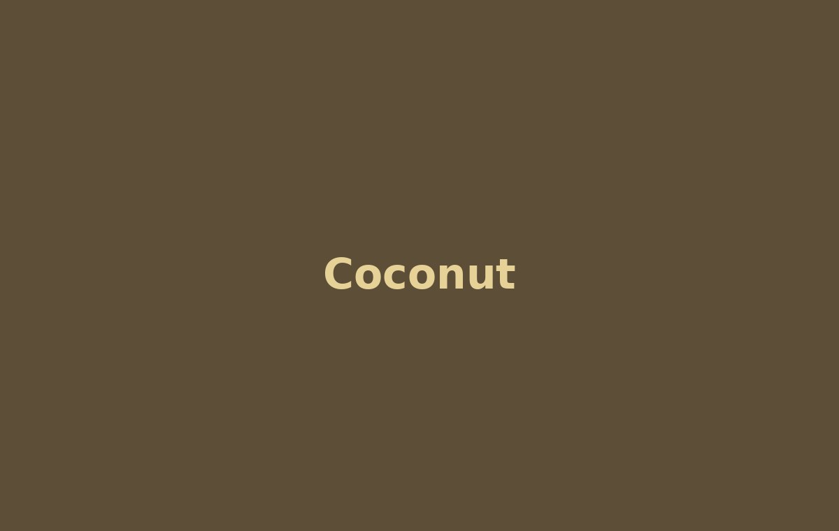 Coconut and Coir
